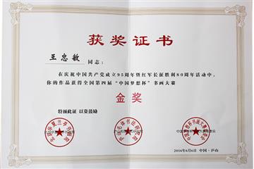 “中国梦想杯”金奖